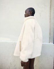 Faux shearling jacket