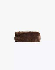 Faux fur pencil case
