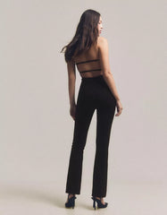 Fitted rhinestone jumpsuit
