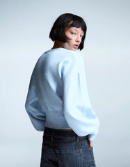 Fitted ribbed cardigan