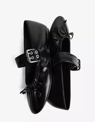 Buckled ballerinas