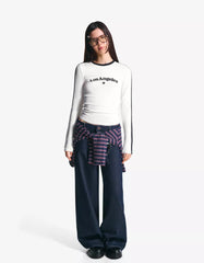 Long sleeve T-shirt with print