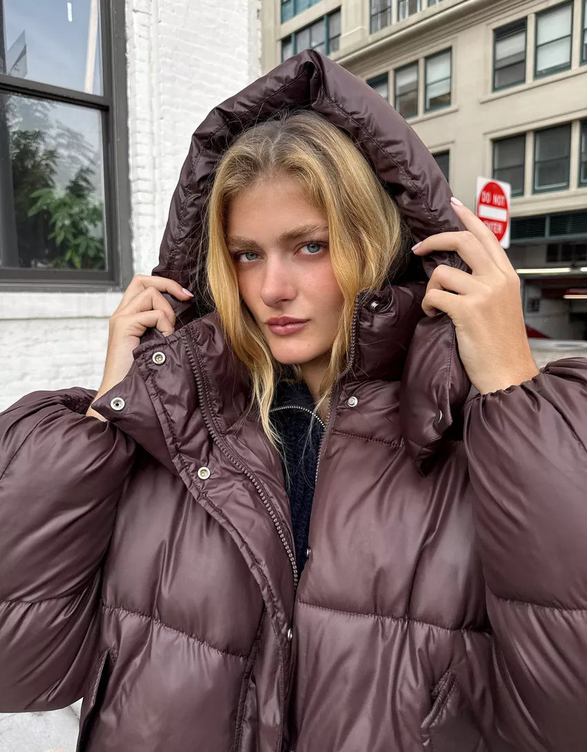 Water-repellent & thermal insulation puffer jacket