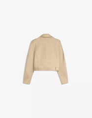 Leather effect biker jacket