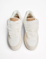 Contrast chunky sneakers